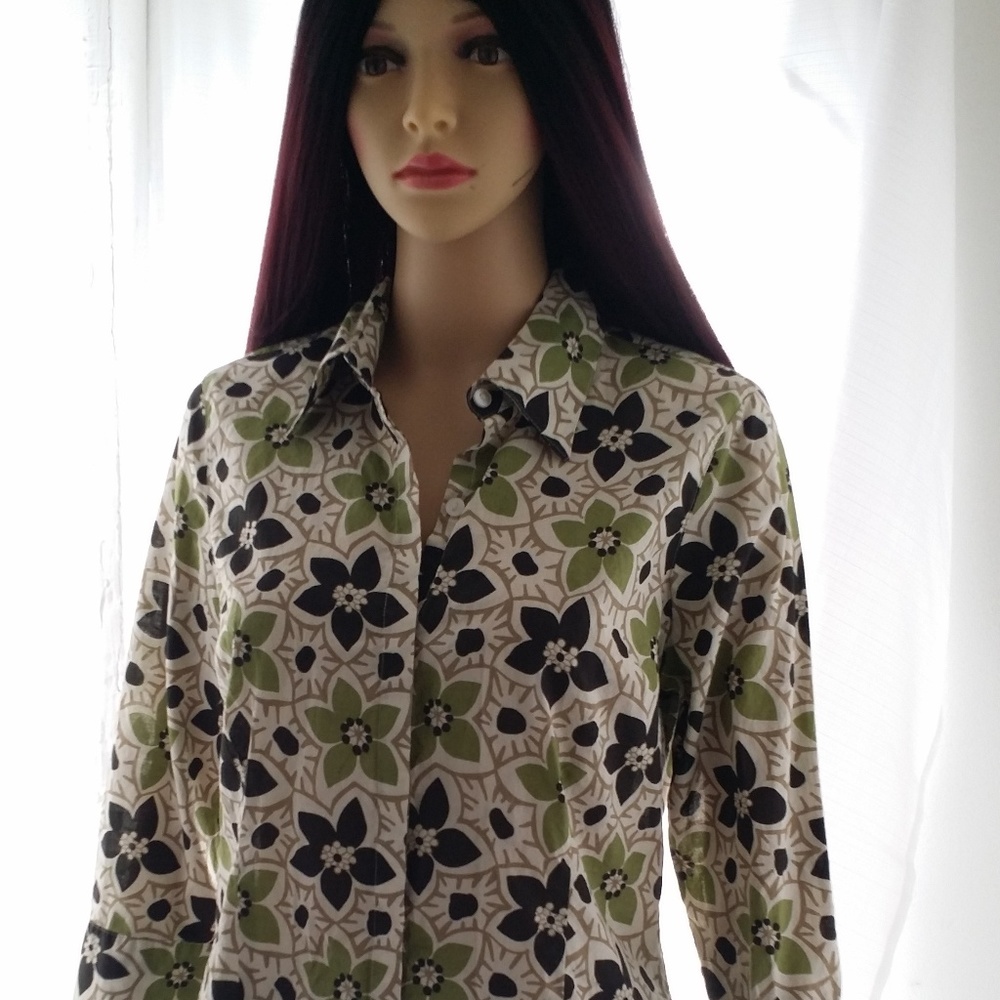 Geoffrey Beene M Women's 3/4 Sleeve Thin Lightweig